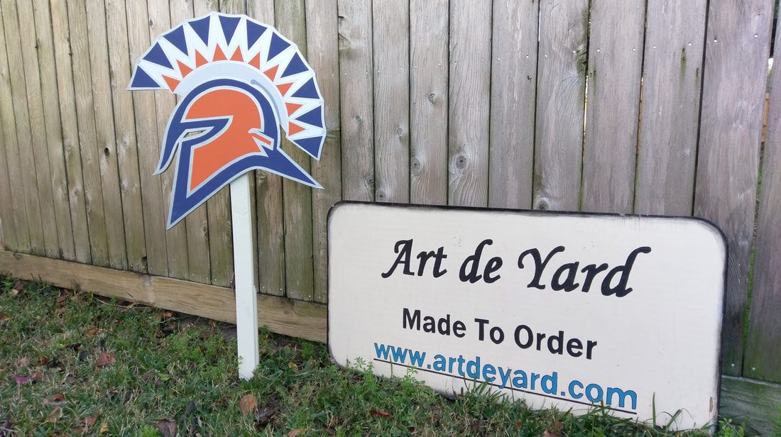 Seven Lakes High School Spartans Yard Sign