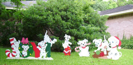 Dalmatian Christmas Yard Art Custom Made To Order - Yard Art Custom ...